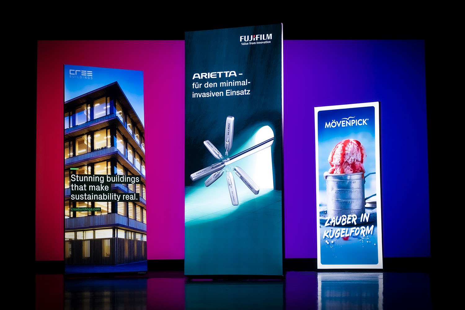 LED Roll-Up Cree Fujifilm Moevenpick