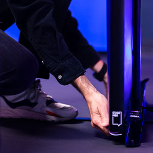 STAGEMee USP Aufbau Roll-Click Hände